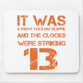 Opening Line of 1984 Mouse Mat