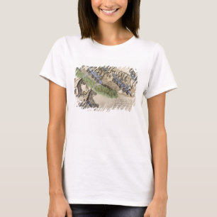Opening of the Battle of the Little Big Horn (ink T-Shirt