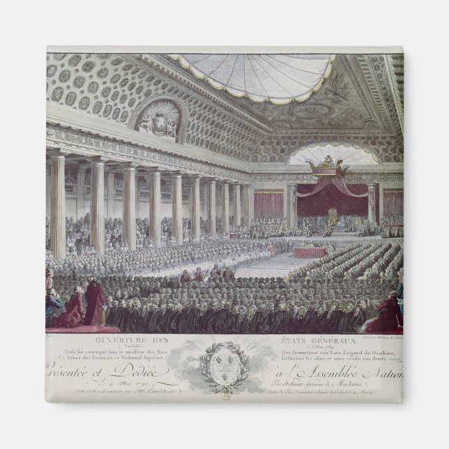 Opening of the Estates General at Versailles Magnet (Front)