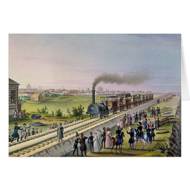 Opening of the First Railway Line (Front Horizontal)