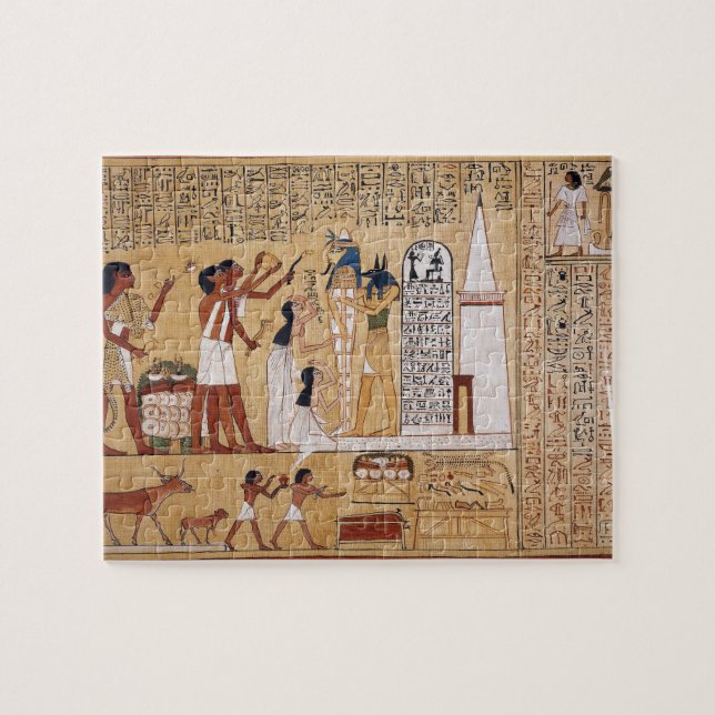Opening of the Mouth Ceremony Book of the Dead Jigsaw Puzzle (Horizontal)