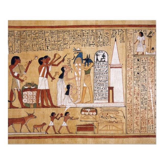 Opening of the Mouth Ceremony Book of the Dead Photo Print (Front)