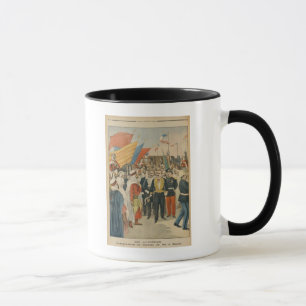 Opening of the Saida railway in Algeria Mug
