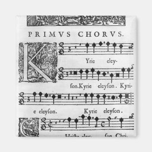 Opening page of the Mass for Double Choir Magnet