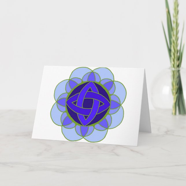 "Opening the Throat Chakra" Note Card (Front)