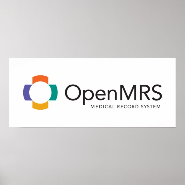 OpenMRS Poster - White (Front)