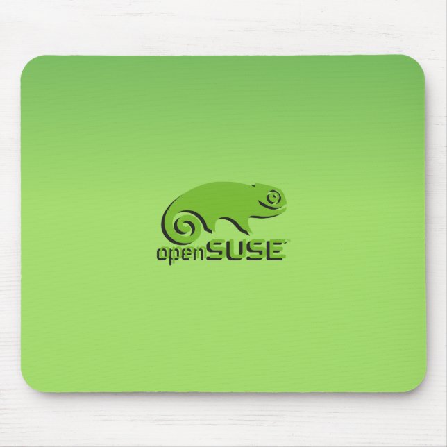 OpenSuse Linux  green Mouse Mat (Front)