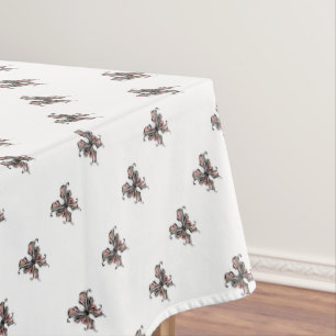 Openwork butterfly tablecloth