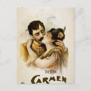 opera art postcard