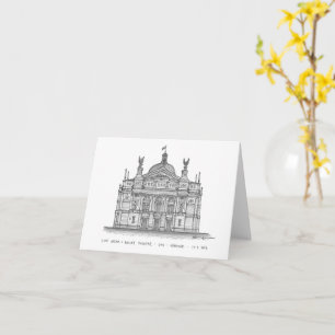 Opera + Ballet Theatre, Lviv, Ukraine Card