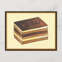 Opéra Cake French Pastry Patisserie Dessert Food