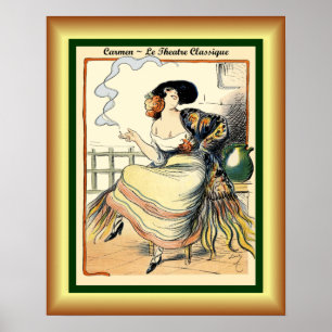 Opera ~ Carmen ~ Toreador Song ~ 1875 ~  Poster