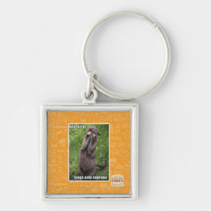 Opera Cat Key Ring
