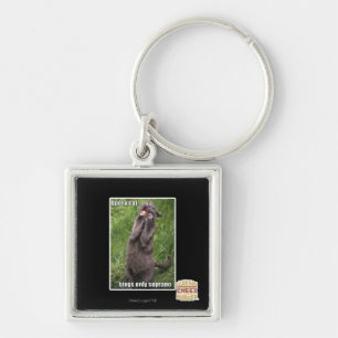 Opera Cat Key Ring