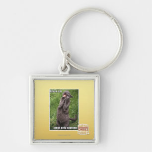 Opera Cat Key Ring