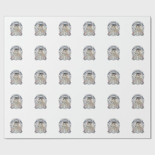 Opera Classical Music Cat Cute Cat T-Shirt Design Wrapping Paper