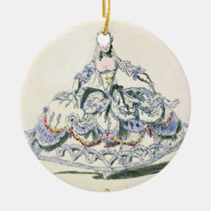 Opera Costume, from the Menus Plaisirs Collection, Ceramic Tree Decoration