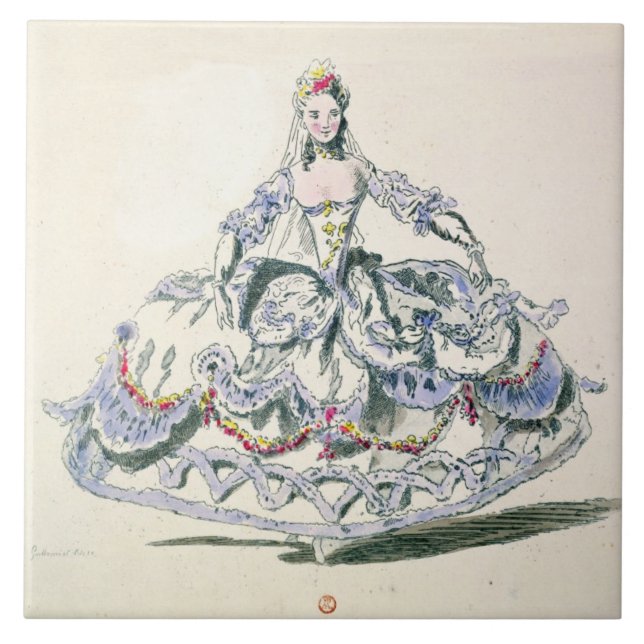Opera Costume, from the Menus Plaisirs Collection, Tile (Front)