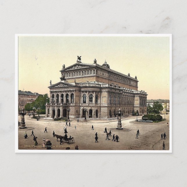 Opera House, Frankfort on Main (i.e. Frankfurt am Postcard (Front)