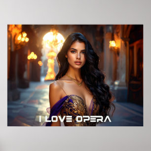 OPERA - I LOVE OPERA POSTER