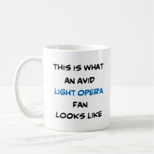 opera light fan, avid coffee mug