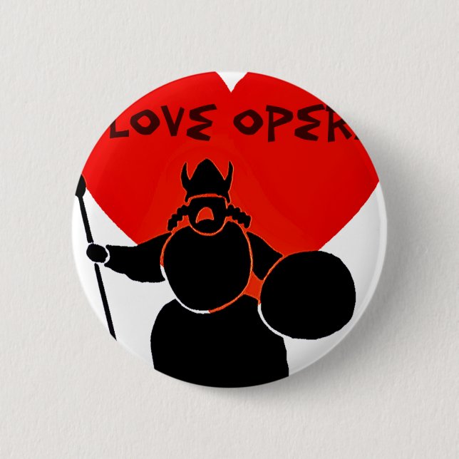 Opera Lover_ 6 Cm Round Badge (Front)