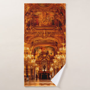 Opera National de Paris Garnier in France Bath Towel