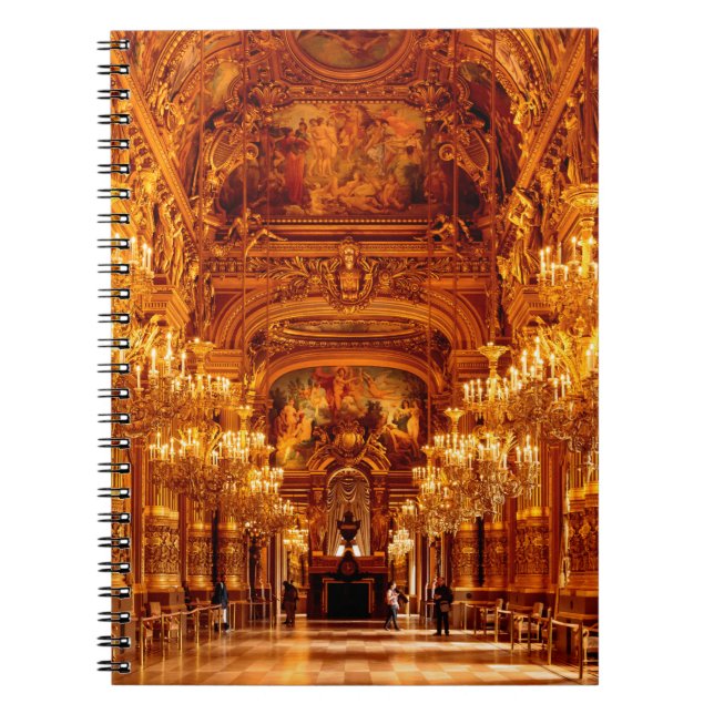 Opera National de Paris Garnier in France Notebook (Front)