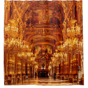 Opera National de Paris Garnier in France Shower Curtain