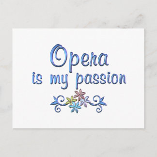 Opera Passion Postcard