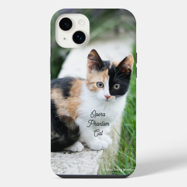 Opera Phantom Cat iPhone Case (Back)