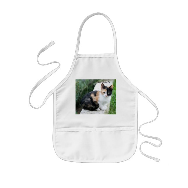 Opera Phantom Cat Kids Apron (Front)