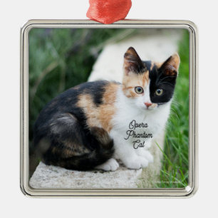 Opera Phantom Cat Metal Tree Decoration