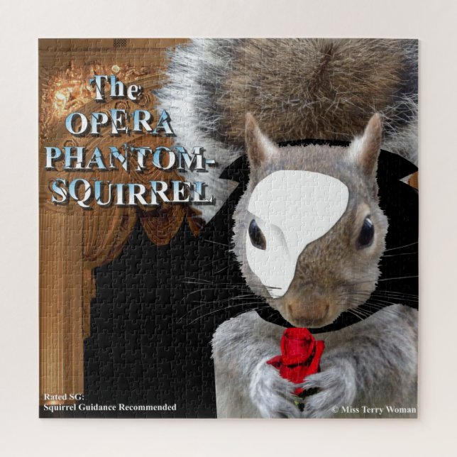 Opera Phantom Squirrel Jigsaw Puzzle (Vertical)