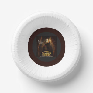 Opera Phantom Squirrel Parody Paper Plate