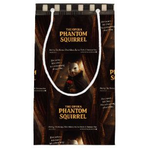 Opera Phantom Squirrel Parody Small Gift Bag