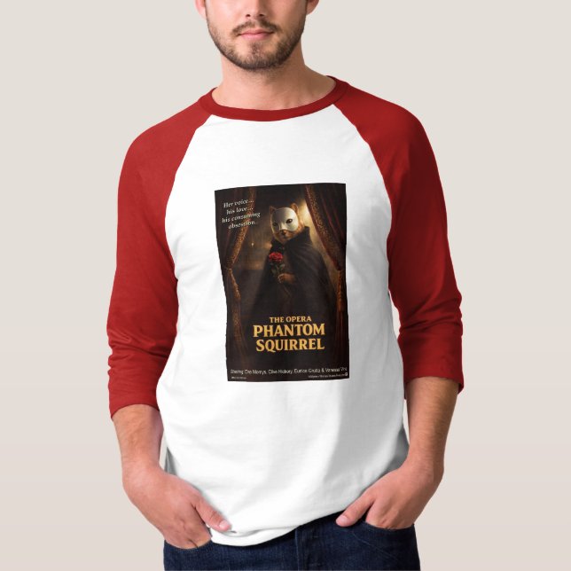 Opera Phantom Squirrel Parody T-Shirt (Front)