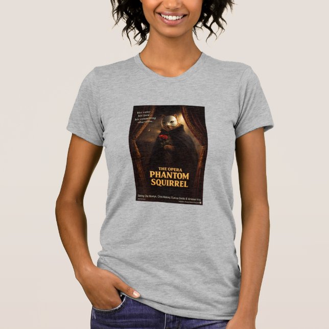 Opera Phantom Squirrel Parody T-Shirt (Front)
