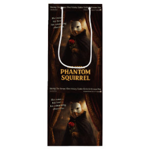 Opera Phantom Squirrel Parody Wine Gift Bag