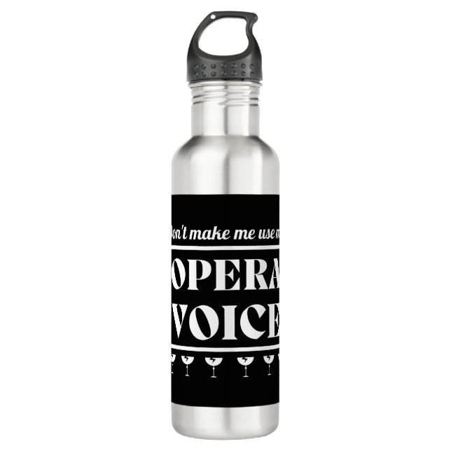Opera Voice Opera Singer 710 Ml Water Bottle (Front)