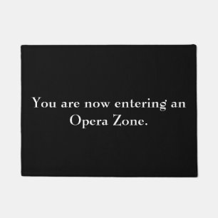 "Opera Zone" doormat