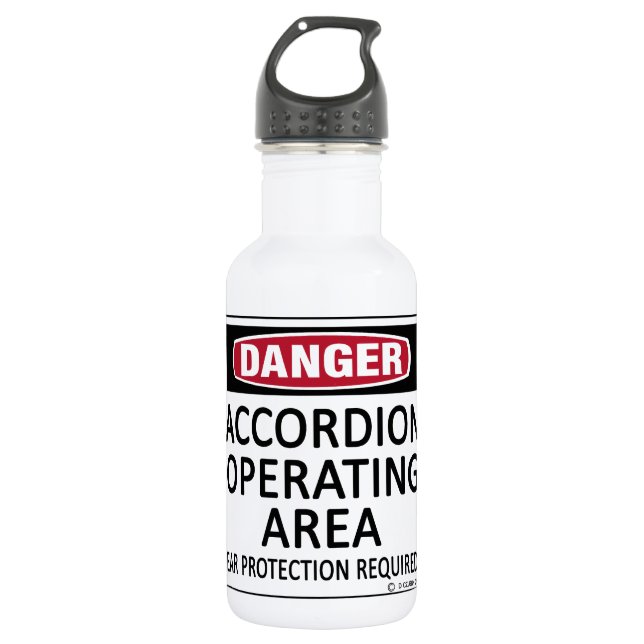 Operating Area Accordion 532 Ml Water Bottle (Front)