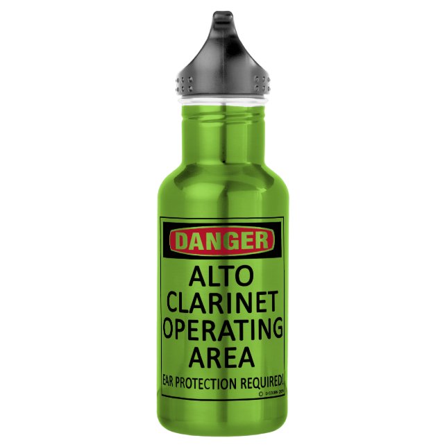 Operating Area Alto Clarinet 532 Ml Water Bottle (Right)