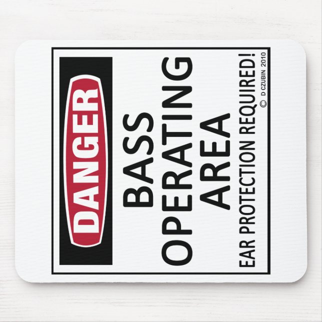 Operating Area Bass Mouse Mat (Front)