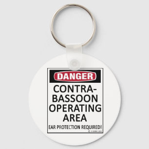 Operating Area Contrabassoon Key Ring