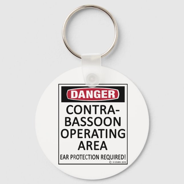 Operating Area Contrabassoon Key Ring (Front)