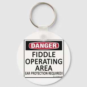 Operating Area Fiddle Key Ring
