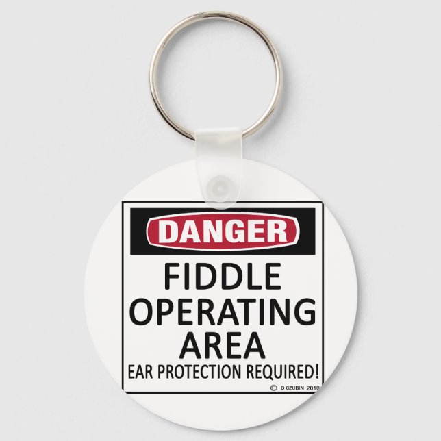 Operating Area Fiddle Key Ring (Front)