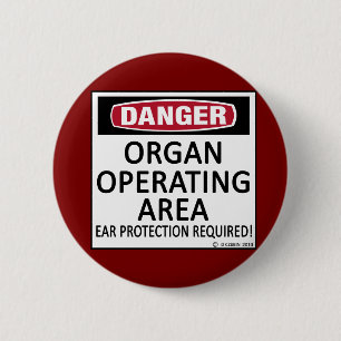 Operating Area Organ 6 Cm Round Badge