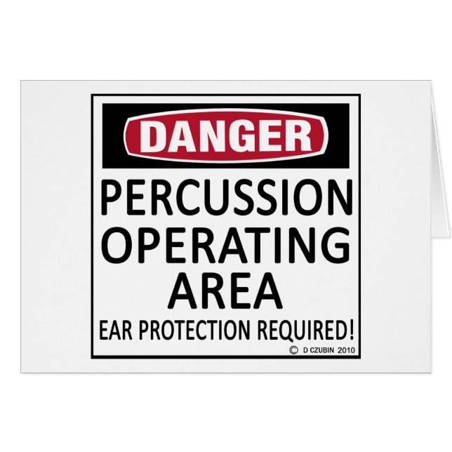 Operating Area Percussion (Front Horizontal)